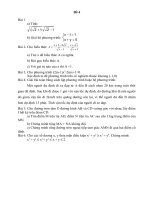 Đề tự luyện thi vào CIII (Có ĐA)