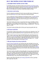 SINH TRUONG VA PHAT TRIEN O DONG VAT