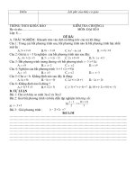 Đề kiểm tra chương 4( ĐS 8)