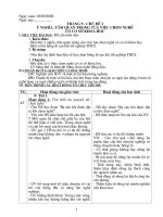 Giáo án hướng nghiệp 9