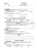 T61- Kiêm tra chương IV