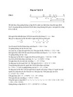 Đáp án HSG Vật lí 8 (08-09)