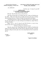 Thông báo ôn thi lớp ĐH Tiểu học (tại chức)