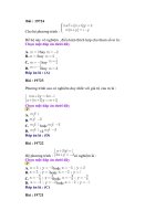 Bộ đề trắc nghiệm số 24 (có đáp án)