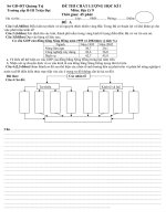 Kiểm tra học kì I + Đáp án địa 9 đề A