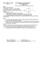 ĐỀ THI VAO LỚP 10 THPT