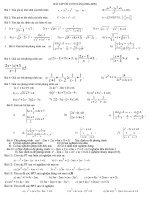 BÀI TẬP ÔN CUỐI NĂM (08-09)