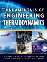 Fundamentals of engineering thermodynamics, 7th edition