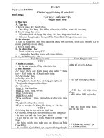 Giáo án lớp 3 -Tuần 21