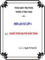 SU4-Quang trung dai pha quan Thanh