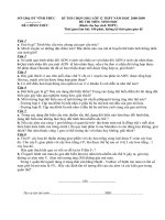 De va DA HSG mon Sinh 12 Vinh Phuc