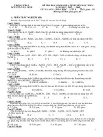 Đề thi thử HSG Hóa Học 9