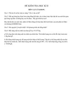 ĐÊ THI HKII VẬT LÍ 8(ma trận)