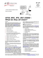 GFSI, BRC, IFS, ISO 22000 what do they mean 