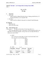 Giáo An Hóa học 9 Kỳ 1 08-09