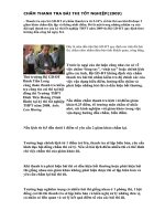 CHẤM THANH TRA BÀI THI TỐT NGHIEP 2009