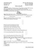 Tiết 54. Kiểm Tra Chương III. HH8.