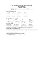 De thi KSCL thang 10 Toan 3