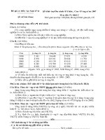 Đề LT ĐHCĐ môn Lý cấp tốc Đề thi thử