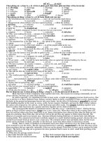 ÔN THI ĐH- ĐỀ 09( CÓ KEY)