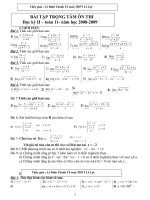 ĐÊ ÔN THI TOÁN 11 KỲ II