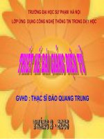 Bài giảng TNXH lớp 2