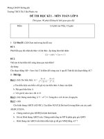 Đề Thi học kì I toán 8