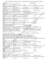 Bài kiểm tra viết số 2, HK II, Hoá học 12 CB