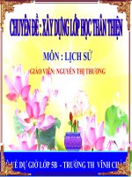 LICH SU 5: TIEN VAO DINH DOC LAP