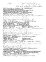 Đề tôt nghiệp tham khảo 4