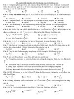 100 Cau hoi on thi TN - DH mon Vat li