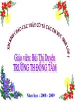 Toan (Lop 1) : Dong ho