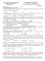 de thi thu dh Dong son I lan 2(co dap an)