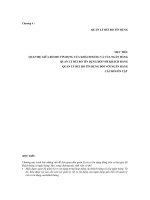 Quản lý rủi ro tín dụng 