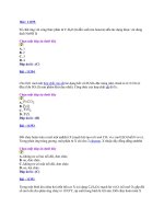 Bộ đề trắc nghiệm-đáp án số 46 môn Hóa