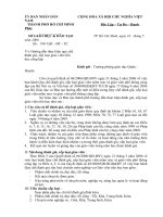 hướng dẫn một số điều trong Quy chế đánh giá, xếp loại giáo viên