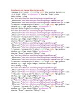 Code hoa rơi dán vào mục thông tin bản quyền: