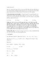 TUYET CHIEU GIAI NHANH HOA HOC 12