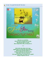 Ca dao, tục ngữ_tình yêu