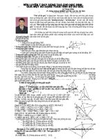 Chuyen de Giai cac bai toan tinh so do goc