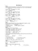 Bài Tập Hóa Vô Cơ 05(Cực hay)