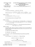 ĐỀ THI CHỌN HỌC SINH GIỎI VĂN HÓA CẤP TỈNH NĂM HỌC 2012 - 2013 Môn TOÁN LỚP 9 - SỞ GIÁO DỤC VÀ ĐÀO TẠO BẮC GIANG