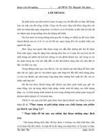 “Thực trạng và giải pháp nâng cao chất lượng sản phẩm tại khách sạn Sông Lô”.