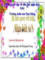 Nhận biết số 9