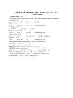 ĐỀ KIỂM TRA HAY