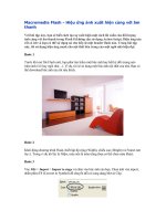 Macromedia Flash - Hiệu ứng ảnh xuất hiện cùng với âm thanh