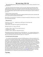 Ôn thi ĐH-Bài toán tháp cổ Hà Nội