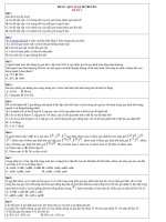 Trắc nghiệm biến dị