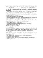 Hướng dẫn ôn tập kì 2 môn tiếng anh 6,7,8