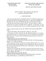 Báo cáo tổng kết công tác phổ cập năm 2008